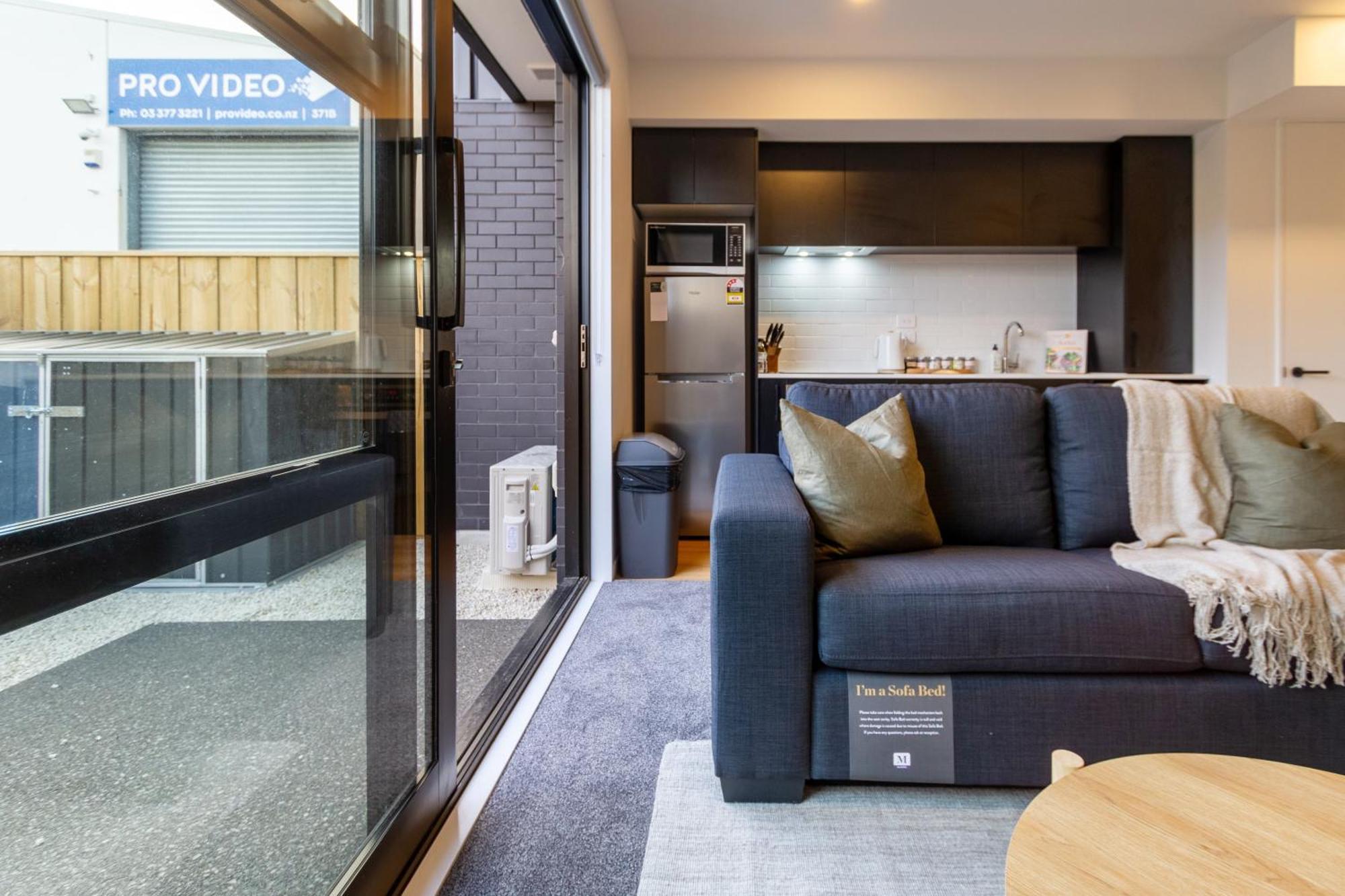 基督城2 Bed, 2 Bath W Sofa Bed - Great Cafes Nearby公寓 外观 照片